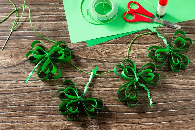 Making Shamrocks Crafting