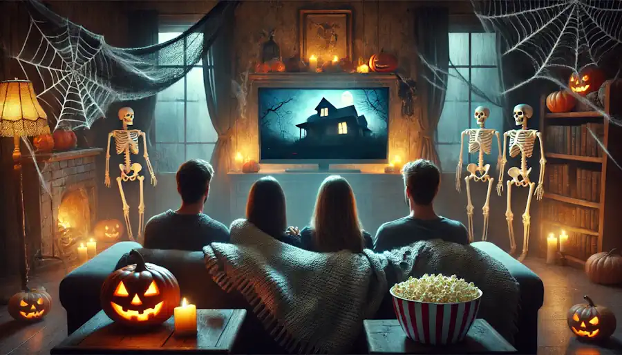 Watching a Scary Movie