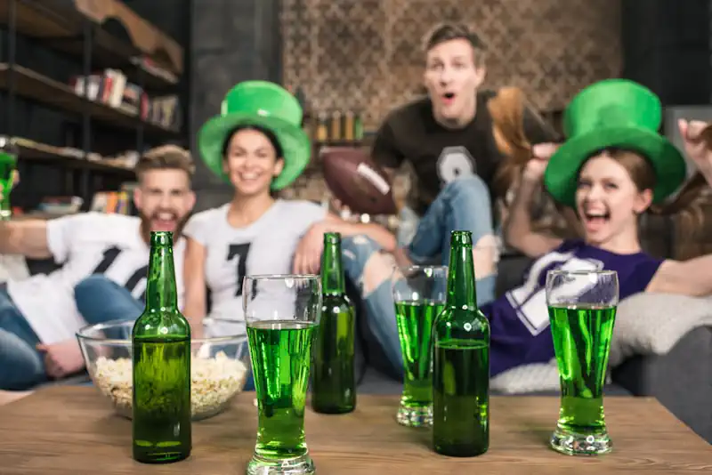 Friends Get Together on St Patrick's Day